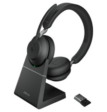Гарнитура Jabra Гарнитура беспроводная Jabra Evolve2 65, Link380a MS Stereo Stand Black