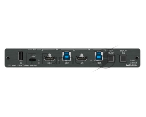 Коммутатор KRAMER 3х1 USB-C и HDMI + USB; поддержка 4K60 4:4:4, деэмбедирование аудио [50-80583090]
