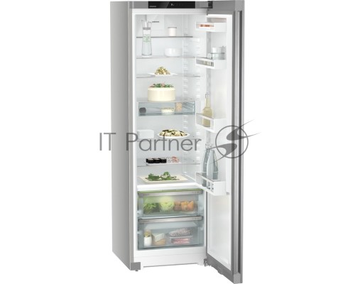 Холодильник Liebherr Plus, BioFresh 2 контейнера, в. 185,5 cм, ш. 60 см, класс ЭЭ A+, без МК, внутренние ручки, покрытие SteelFinish