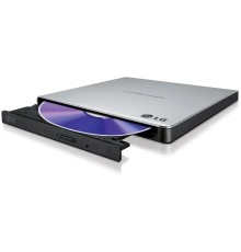 LG DVD-RW GP57ES40 ext. Silver Slim Ret USB2.0 (совместим с 3.0)