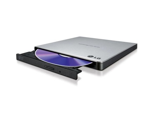 [Устройство чтения-записи] LG DVD-RW GP57ES40 ext. Silver Slim Ret USB2.0 (совместим с 3.0)
