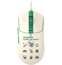 Мышь проводная A4Tech Bloody W72 Ultra Pixels Green рисунок/бежевый/зеленый, 20000 dpi, USB, кнопки - 7