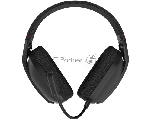 Наушники с микрофоном Оклик HS-L750G черный 1.5м накладные BT/Radio/3.5mm оголовье (2007557)