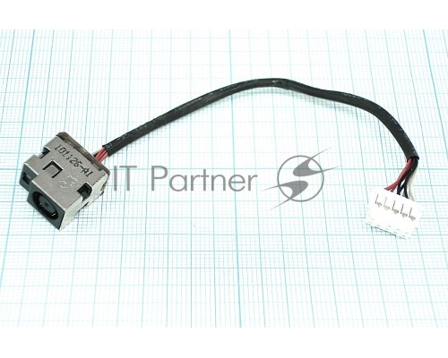 Разъем для ноутбука HP Pavilion DV6-3000 DV7-4000 (10-pin 9 проводов) с кабелем 11.5 см