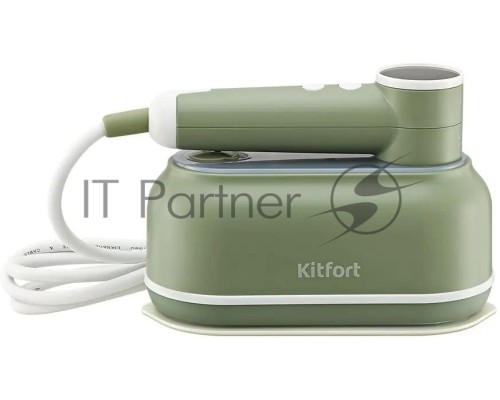 Отпариватель ручной Kitfort КТ-9255, 1300Вт, зеленый