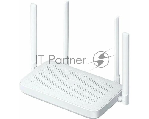 Роутер Wi-Fi Xiaomi Mi Router AX1500 RD12, 2.4/ 5 ГГц, до 1.5 Гбит/с, LAN 3x1 Гбит/с, WAN 1x1 Гбит/с