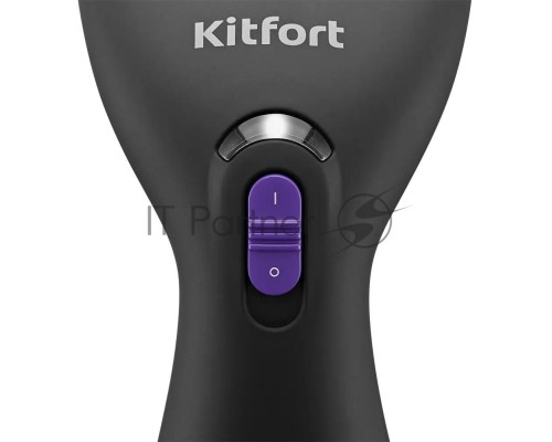 Отпариватель ручной Kitfort КТ-9199, 900Вт, черный/фиолетовый