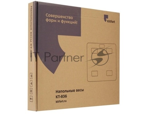 Весы напольные электронные Kitfort КТ-836, макс.180кг, черный