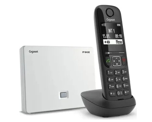 [VoIP-телефон] Gigaset [S30852-H3124-R101] AS690IP BASE RUS черный