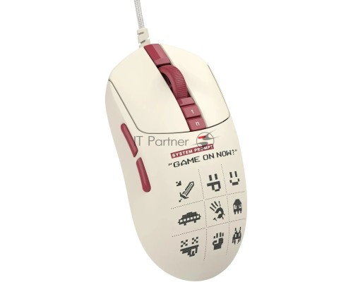 Мышь проводная A4Tech Bloody W72 Ultra Pixels Red рисунок/бежевый/красный, 20000 dpi, USB, кнопки - 7