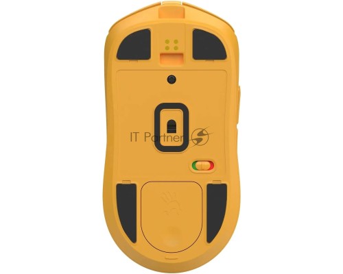 Мышь беспроводная/проводная A4Tech Bloody R72 Ultra Duo желтый, 20000 dpi, радиоканал, USB, кнопки - 7