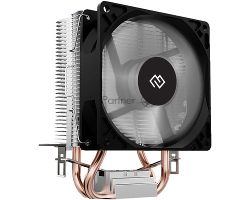 Устройство охлаждения(кулер) Digma D-CPC110-1 90x90x25mm Soc-AM4/1151/1200 черный 3-pin 23dB Al+Cu 110W 245gr Ret