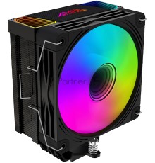 Устройство охлаждения(кулер) GMNG GG-CPC220-ARGB2 ARGB Soc-AM5/AM4/1151/1200/2066/1700 черный 4-pin 14-26dB Al+Cu LCD 220W 550gr Ret (GG-CPC220-ARGB2-BK)