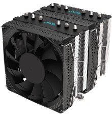 Устройство охлаждения(кулер) GMNG GG-CPC250-1 120x120x25mm Soc-AM5/AM4/1151/1200/2066/1700 черный 4-pin 22-32dB Al+Cu 250W 930gr Ret (GG-CPC250-1-BK)