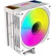 Устройство охлаждения(кулер) GMNG GG-CPC220-ARGB2 ARGB 120x120x25mm Soc-AM5/AM4/1151/1200/2066/1700 белый 4-pin 14-26dB Al+Cu LCD 220W 550gr Ret (GG-CPC220-ARGB2-WH)