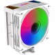 Устройство охлаждения(кулер) GMNG GG-CPC220-ARGB2 ARGB 120x120x25mm Soc-AM5/AM4/1151/1200/2066/1700 белый 4-pin 14-26dB Al+Cu LCD 220W 550gr Ret (GG-CPC220-ARGB2-WH)