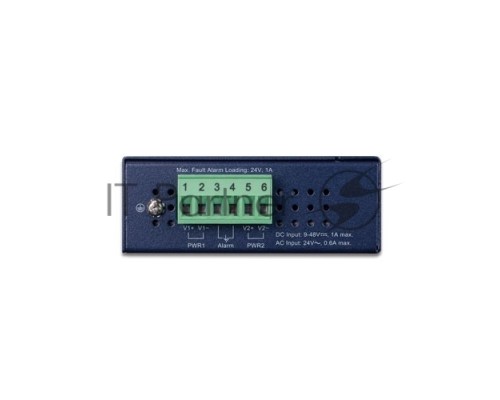 коммутатор/ PLANET IGS-4215-4T2S IP30 Industrial L2/L4 4-Port 10/100/1000T + 2-Port 100/1000X SFP Managed Switch (-40~75 degrees C, dual redundant power input on 9~48VDC/24VAC terminal block, supports ERPS Ring, CloudViewer app, MQTT and Cybersecurity fe