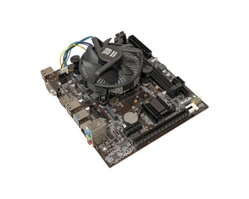 Материнская плата с процессором BaseTech H81M-K, i3-4160, mATX, Retail, Socket1150, Intel HD Graphics 4400, 2xDDR3, PCIe3.0, 1xM.2, GLAN, 6xUSB2, 4xUSB3, VGA, HDMI, кулер CPU
