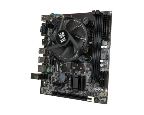 Материнская плата с процессором BaseTech H81M-K, i3-4160, mATX, Retail, Socket1150, Intel HD Graphics 4400, 2xDDR3, PCIe3.0, 1xM.2, GLAN, 6xUSB2, 4xUSB3, VGA, HDMI, кулер CPU