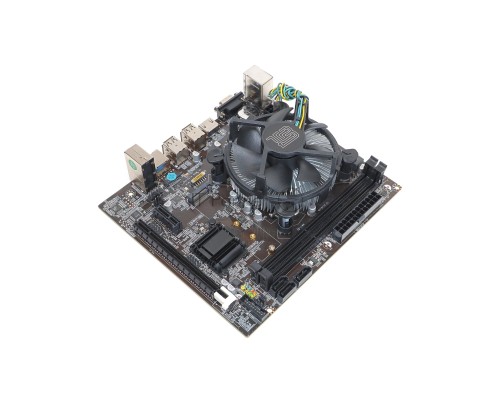 Материнская плата с процессором BaseTech H61M, i5-3470, mATX, Retail, Socket1155, Intel HD Graphics 2500, 2xDDR3, PCIe3.0, 1xM.2, GLAN, PS2, 8xUSB2, 2xUSB3, VGA, HDMI, кулер CPU