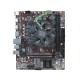 Материнская плата с процессором BaseTech H610M, i5-12400, mATX, Retail, Socket1700, Intel UHD Graphics 730, 2xDDR4, PCIe3.0, 2xM.2, GLAN, M.2 WiFi, 4xUSB2, 6xUSB3, 2xHDMI, DP, кулер CPU