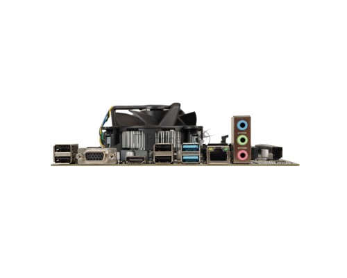 Материнская плата с процессором BaseTech H110M-K, i3-6100, mATX, Retail, Socket1151, Intel UHD Graphics 530, 2xDDR4, PCIe3.0, 1xM.2, GLAN, 6xUSB2, 4xUSB3, VGA, HDMI, кулер CPU
