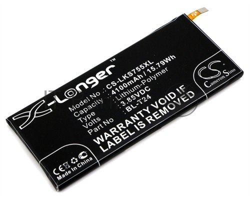 Аккумулятор CS-LKS755XL BL-T24 для LG K212, K220 3.85V / 4100mAh / 15.79Wh Аккумулятор CS-LKS755XL BL-T24 для LG K212, K220 3.85V / 4100mAh / 15.79Wh