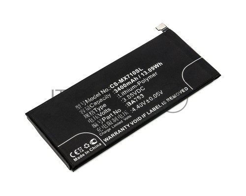 Аккумулятор CS-MX710SL BA793 для MeiZu M793Q, Pro 7 Plus 3.85V / 3400mAh / 13.09Wh Аккумулятор CS-MX710SL BA793 для MeiZu M793Q, Pro 7 Plus 3.85V / 3400mAh / 13.09Wh