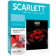 Весы напольные электронные Scarlett SC-BS33E028, макс.180кг, черный/красный