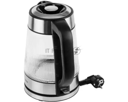 Чайник Centek CT-0013 стекло, 2200 Вт, 1.8 л, серебристый