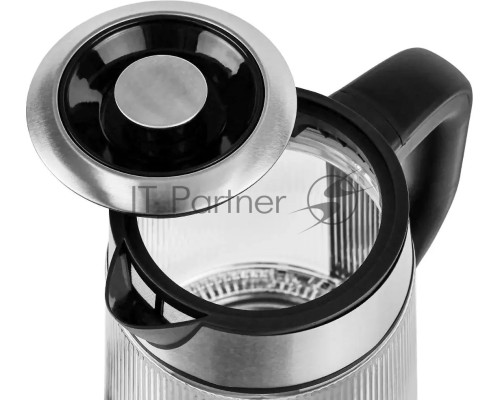 Чайник Centek CT-0013 стекло, 2200 Вт, 1.8 л, серебристый