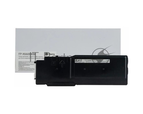 Картридж лазерный черный, 8 000 страниц, для Xerox моделей Phaser 6600N/WC 6605N (аналог 106R02236), FP-X6600XBK