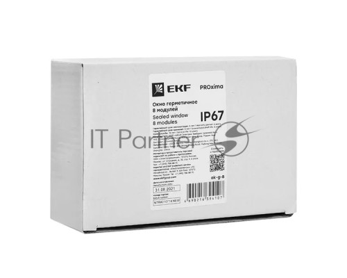 Окно герметичное 8 модулей IP67 PROxima EKF ak-g-8