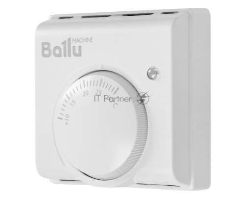 Комплект обогреватель инфракрасный Ballu BIH-GTW-1.3 + BMT-1 белый, 1300 Вт, 26 м2, термостат