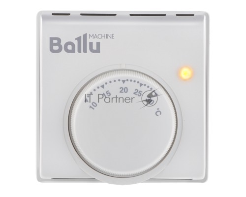 Комплект обогреватель инфракрасный Ballu BIH-GTW-1.3 + BMT-1 белый, 1300 Вт, 26 м2, термостат