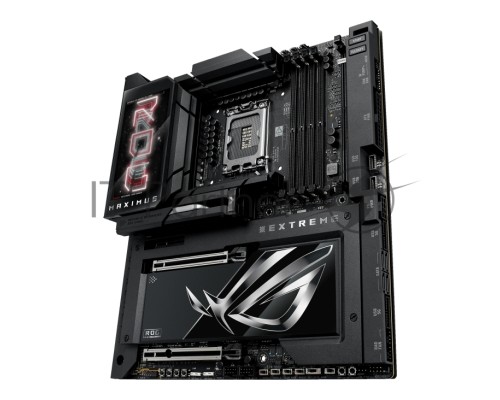 Материнская плата ASUS ROG MAXIMUS Z890 EXTREME, INTEL Z890 s1851, 4xDDR5(192GB), 2xPCIe 5.0x16, 1xPCIe 4.0x4, 1xLAN(10GbE) + 1xLAN(2.5GbE), Wi-Fi, BT, 4xSATA 6Gb/s, 6xM.2, 2xThunderbolt 5 (USB-C), 3xUSB-C, 5xUSB 3.2, EATX, 90MB1IA0-M0EAY0