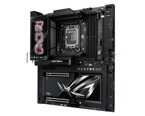 Материнская плата ASUS ROG MAXIMUS Z890 EXTREME, INTEL Z890 s1851, 4xDDR5(192GB), 2xPCIe 5.0x16, 1xPCIe 4.0x4, 1xLAN(10GbE) + 1xLAN(2.5GbE), Wi-Fi, BT, 4xSATA 6Gb/s, 6xM.2, 2xThunderbolt 5 (USB-C), 3xUSB-C, 5xUSB 3.2, EATX, 90MB1IA0-M0EAY0