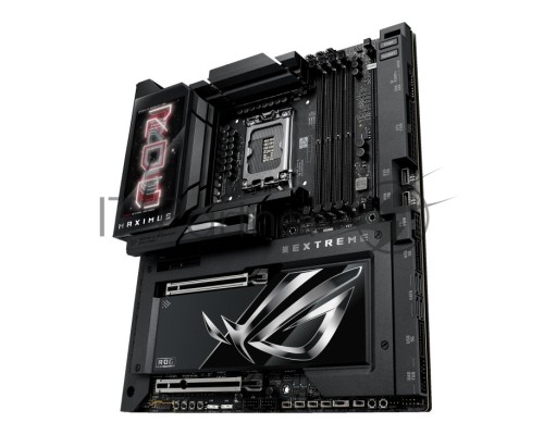 Материнская плата ASUS ROG MAXIMUS Z890 EXTREME, INTEL Z890 s1851, 4xDDR5(192GB), 2xPCIe 5.0x16, 1xPCIe 4.0x4, 1xLAN(10GbE) + 1xLAN(2.5GbE), Wi-Fi, BT, 4xSATA 6Gb/s, 6xM.2, 2xThunderbolt 5 (USB-C), 3xUSB-C, 5xUSB 3.2, EATX, 90MB1IA0-M0EAY0
