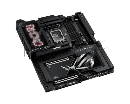 Материнская плата ASUS ROG MAXIMUS Z890 EXTREME, INTEL Z890 s1851, 4xDDR5(192GB), 2xPCIe 5.0x16, 1xPCIe 4.0x4, 1xLAN(10GbE) + 1xLAN(2.5GbE), Wi-Fi, BT, 4xSATA 6Gb/s, 6xM.2, 2xThunderbolt 5 (USB-C), 3xUSB-C, 5xUSB 3.2, EATX, 90MB1IA0-M0EAY0