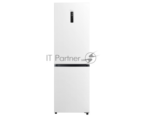 Холодильник Midea MDRB470MGF01OM белый двухкамерный 216/104 л морозилка снизу, No Frost