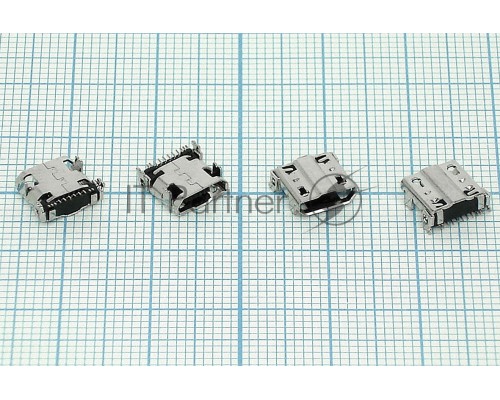 Разъем Micro USB для Samsung Galaxy Note 2 N7100 (RS-MI019)