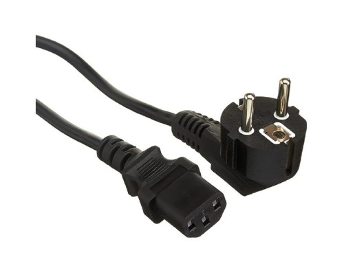 [кабели] Exegate EX297779RUS Кабель питания Power PC-1,5P (Евровилка угловая Schuko->C13, VDE-250V-3*0.5mm2, медь, черный, 6A, 1.5м)