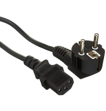 Exegate EX297787RUS Кабель питания Special PC-1,5S (Евровилка угловая Schuko->C13, 3*0.5mm2, CCA, черный, 1.5м)