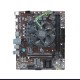 Материнская плата с процессором BaseTech H610M, i3-12100, mATX, Retail, Socket1700, Intel UHD Graphics 730, 2xDDR4, PCIe3.0, 2xM.2, GLAN, M.2 WiFi, 4xUSB2, 6xUSB3, 2xHDMI, DP, кулер CPU