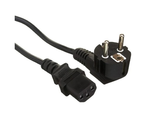 [кабели] Exegate EX297800RUS Кабель питания Special PC-5S (Евровилка угловая Schuko->C13, 3*1.0mm2, CCA, черный, 5м)