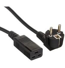 Exegate EX297805RUS Кабель питания Special PC19-5S (Евровилка Schuko->C19, 3*1.5mm2, CCA, черный, 5м)
