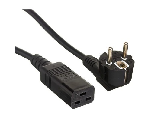 [кабели] Exegate EX297805RUS Кабель питания Special PC19-5S (Евровилка Schuko->C19, 3*1.5mm2, CCA, черный, 5м)