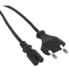 Exegate EX297811RUS Кабель питания ноутбуков, аудио/видео Special PCN-1,5S (Евровилка CEE7/16->C7, 2*0.5mm2, CCA, черный, 1.5м)