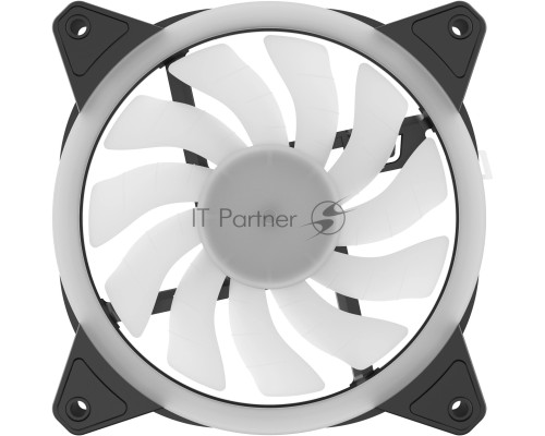 Вентилятор для корпуса GMNG GG-CF120FRGB2-PWMBK RGB 120х120x25 черный 4-pin 28дБ Ret