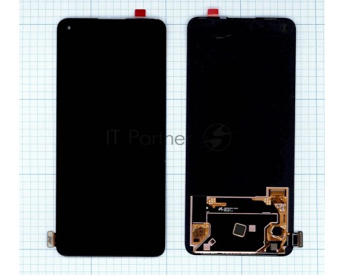 Дисплей для Realme GT Neo 2, OnePlus 9RT в сборе с тачскрином черный